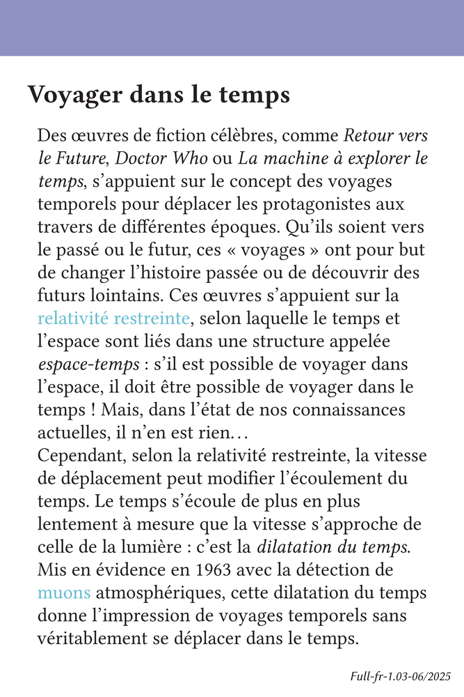 Voyage dans le temps